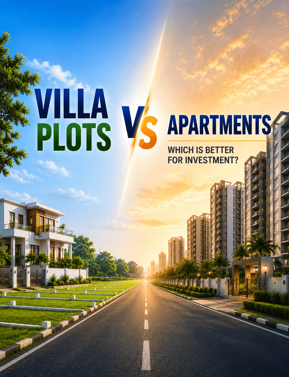 Villa Plots vs Apartments